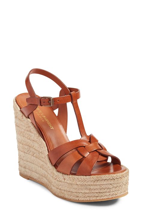 ysl espadrilles nordstrom|saint laurent tribute espadrille wedges.